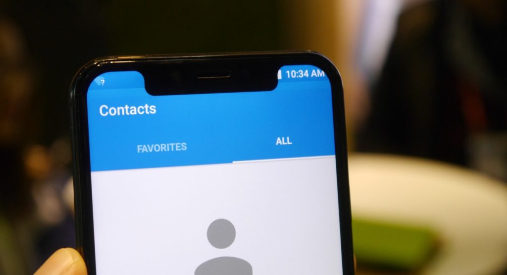 Mobiles with notch