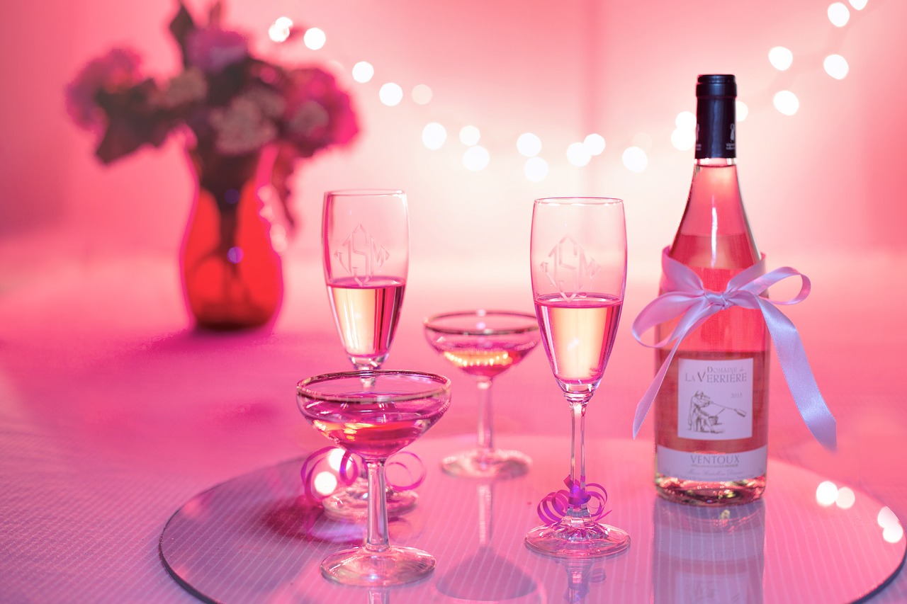 Pink Wine Valentines Day Special